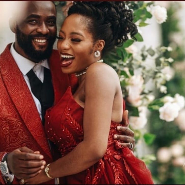 Bibireht's tweet photo. Congratulations on your marriage, wishing you every happiness together and may God bless you @KhafiKareem and @gedoniofficial on your eternal commitment.

Here's to the love that brought you together❤️💛🖤❤️
#MrsEkpataLoaded https://t.co/YNwpy1RUTC