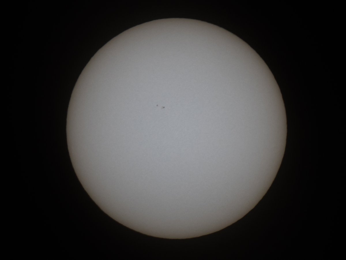  #2020年を写真で振り返る 1/26 無黒点が続いていた太陽に黒点が現れる