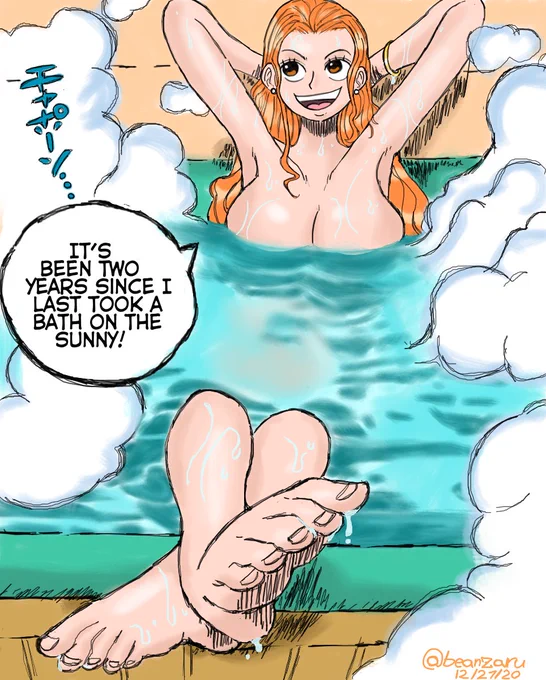A redraw of my favorite Nami swan panel! #myart #OnePiece1000 