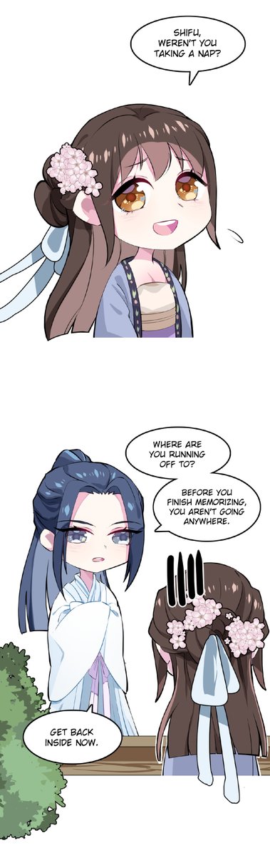 Comic chapter 1 from the official #LegendOfYunqian  weibo, translated! #LegendofTwoGirls #云芊传 