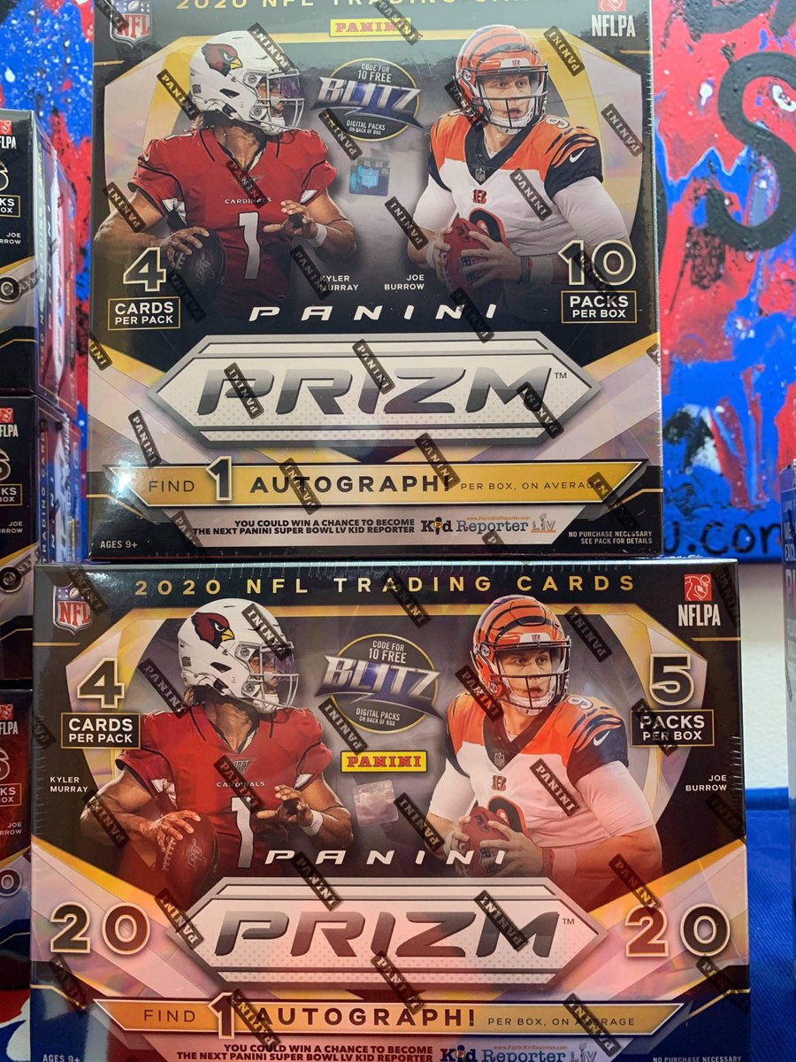 BillsMafia12517's tweet photo. Prizm football mega boxes Walmart and target edition available on website in bio!!
•
•
https://t.co/fDszbU44TM
•
•
#collection #collector #prizmfootball #prizm #nfl #football #joeburrow #justinherbert #jalenhurts #jordanlove #nflfootball #liverips #collectors @HobbyConnector https://t.co/glu5tsz9Mu