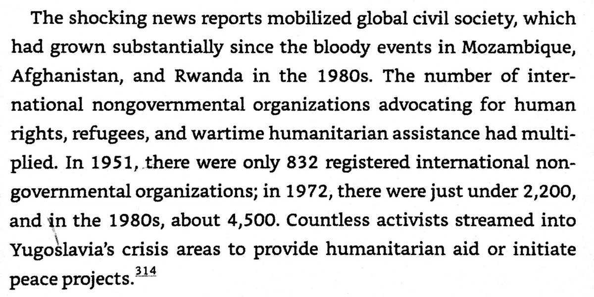 5x growth in NGOs from 1950s to 1980s. Their spending in the post-communist Balkans has created an artificial civil society driven by exclusively foreign interests.