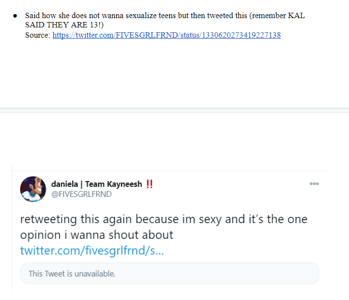im not keeping tabs on this 13 y/o guys, honest, im just going through their twitter to find any tweet where they jokingly use the word "sexy" so i can use them as receipts in the 500 page callout document as proof they're a hypocrite and actually think its ok to sexualize minors