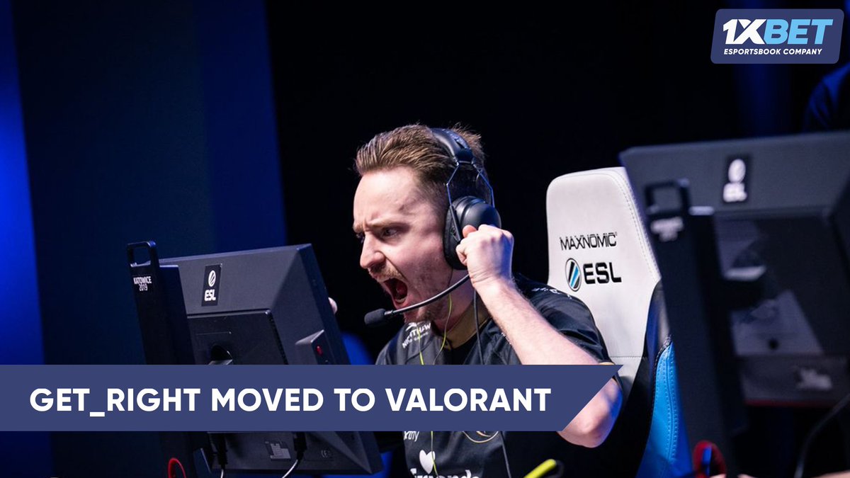 1xBet_Esports's tweet photo. 🔥 Winner of several dozen championship titles in Counter-Strike 1.6 and CS: GO 🇸🇪 Christopher @GeT_RiGhT Alesund will continue his career at Valorant.

#1xBet #esports #csgo #valorant #get_right https://t.co/OcOEvM8Uug