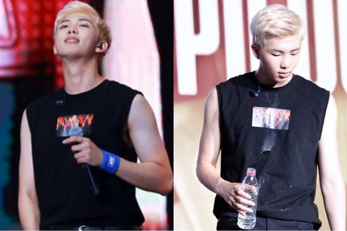 taebokkiii's tweet photo. Namjoon's thick arms has been there since predebut tho 🔥 https://t.co/Zmc8qu3NBJ