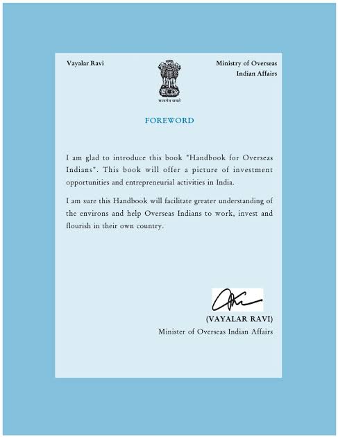 In 2004, India established a special Ministry of Overseas Indian Affairs (MOIA) that had different joint secretaries and divisions to cater to different categories of overseas Indians.