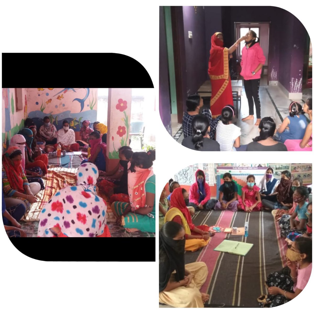 WCDOdisha's tweet photo. #SaturdaySessions are the platform available at AWCs for addressing the health and nutrition needs of adolescent girls.
Supervised administration of #IFATablets, counselling on thematic topics, measurement of #WeightandBMI are some of the activities held during these sessions. https://t.co/nQwihStR4k