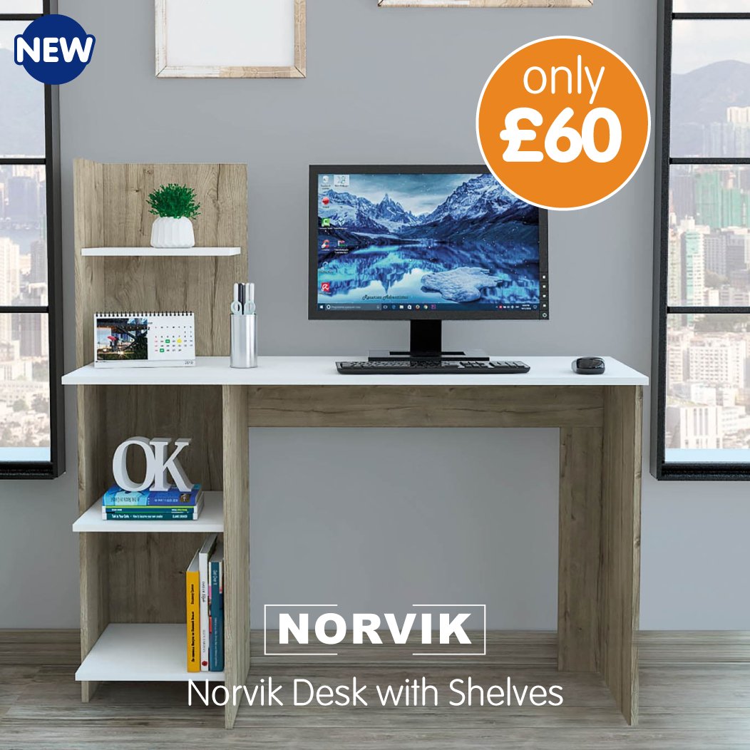 X B M Stores How cool does this desk look It d be great for working from home in the New Year with plenty of space for a bit of personalisation https t 5AOIvJ5XBk WHO