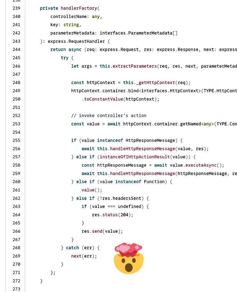 carlossala95's tweet image. @inversifyjs An Express dependency injector that plays with the level of abstraction and handles errors ... Was it necessary?

inversify-express-utils

#inversifyjs #expressjs