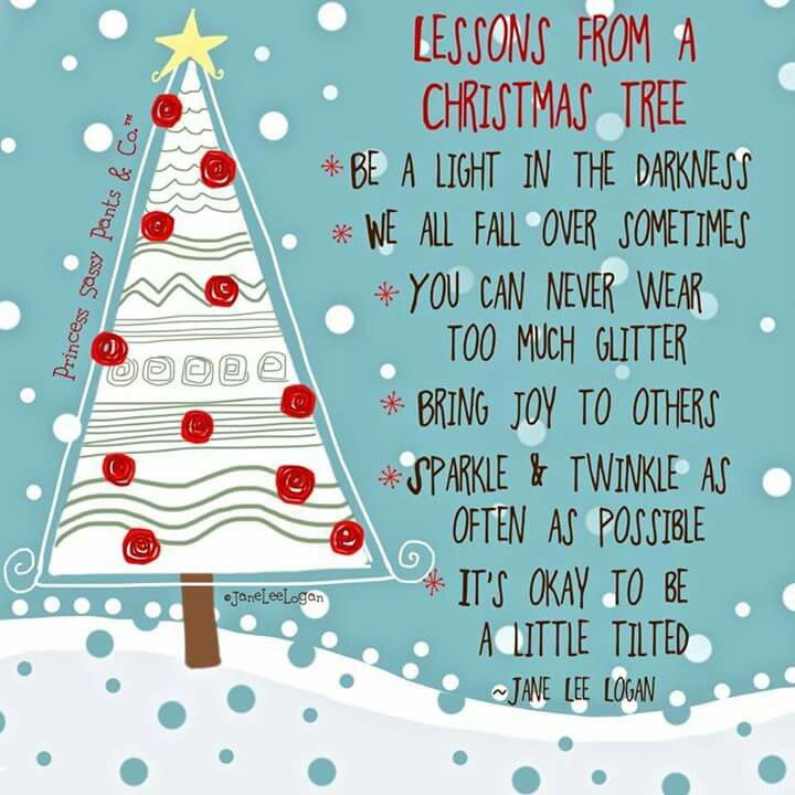 Lessons from a #Christmas Tree 🌲 Be A Light in the Darkness..Bring Joy to Others 🌲❤❄

#Love #KindnessMatters #SpiritOfChristmas ❤❄🌲