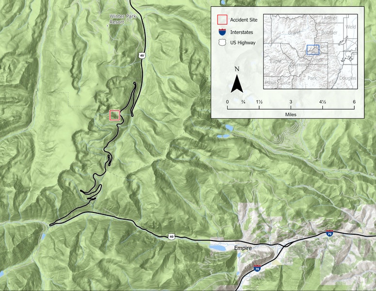 A backcountry tourer was caught buried and killed in an avalanche in the First Creek Drainage, of Berthoud Pass, on December 26, 2020. The preliminary report is available here: avalanche.state.co.us/caic/acc/acc_r…

Our sincerest condolences to friends and family of the victim.