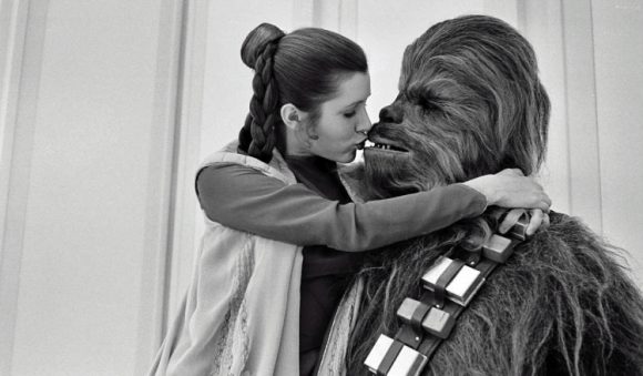 Carrie Fisher and Peter Mayhew https://t.co/RdCaXydTls