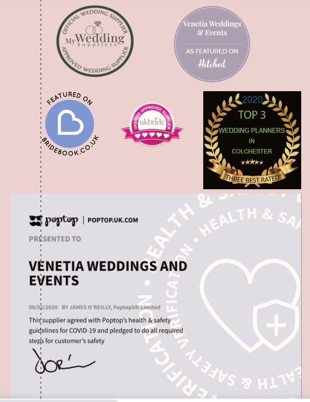 VenetiaEvents's tweet image. We are delighted to announce we have been recognised by Three Top Rated as one of the top 3 Wedding Planners in Colchester.  We look forward to working with more couples throughout 2021 and planning into 2022 and 2023. #weddingplanner #weddings #gotengaged