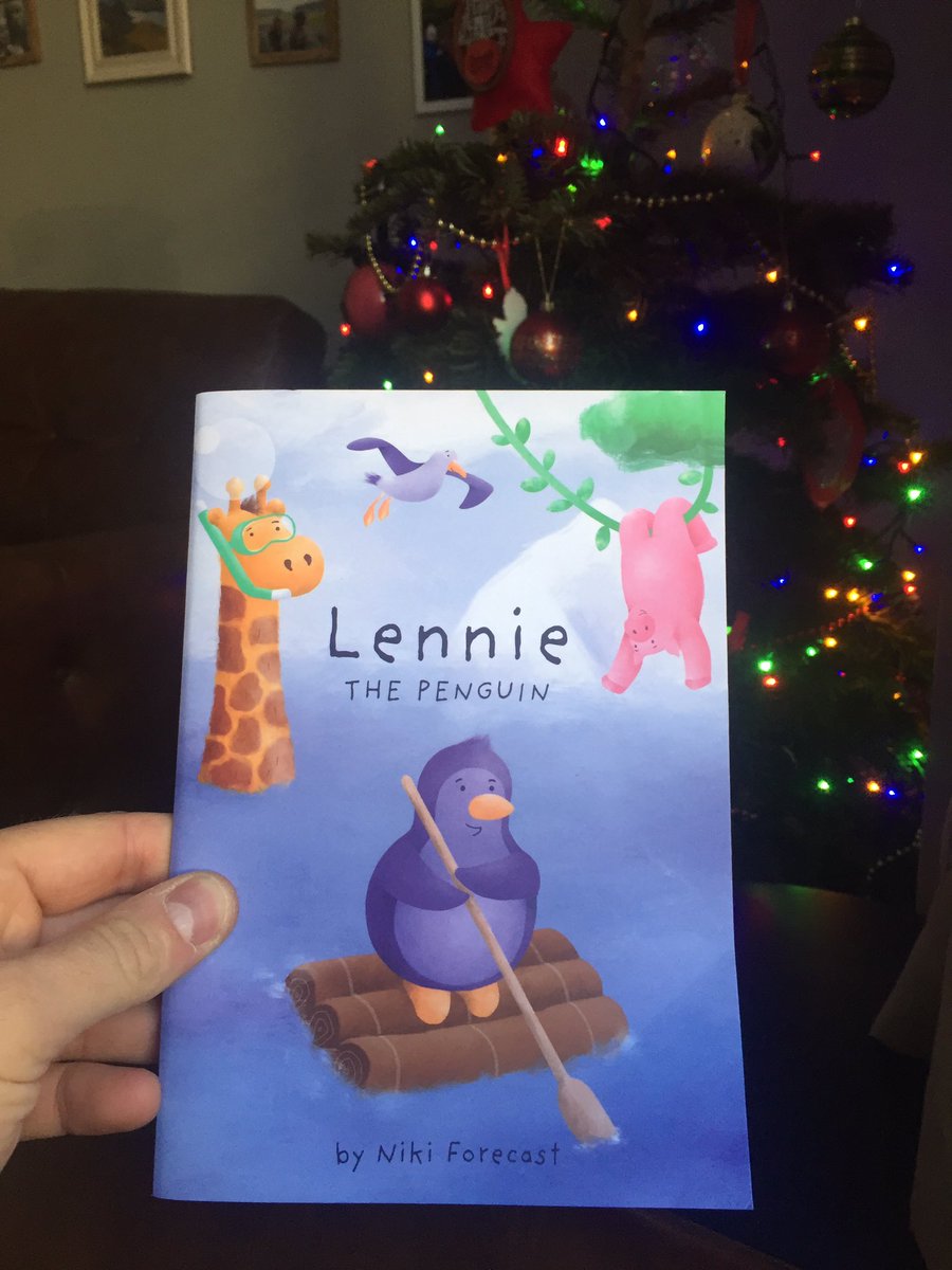 7johnloss80's tweet photo. What a beautiful book Lennie THE PENGUIN is by @nikiforecast @evevollansMCA. Harry and Noah opened this gift from Santa and I have read it to them before bed for the last two nights. Looking forward to writing a review on the MCA children’s padlet. @Mayflower_MCA https://t.co/RzqPfBWJGE