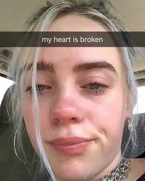 billie eilish reaction memes, a thread