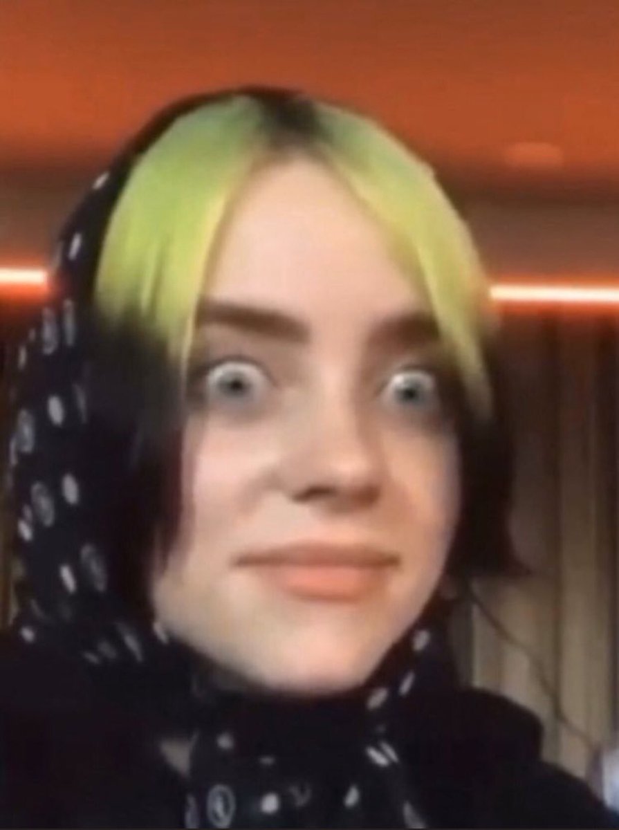 billie eilish reaction memes, a thread