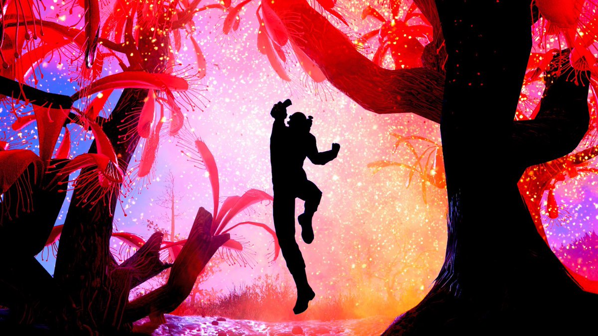 Leaping into this #SundewSunday! 

📸☢️🎮

#Fallout #Fallout76 #VirtualPhotography #Gametography #F76Silhouettes