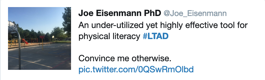 And we did so at the local playground or “Athletic Skills” park. Which just happens to be ...