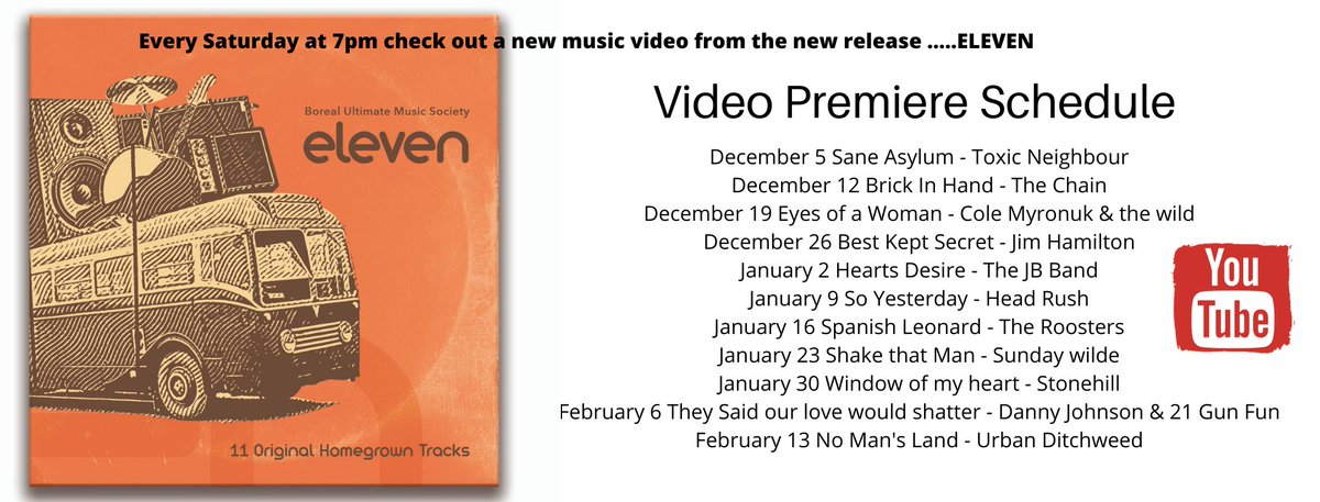 robvc's tweet image. 11 Album is out.  Songs available on Itunes, Shopify, Amazon USA Tidal etc. 
Facebook page (Boreal Ultimate Music Society)
Help support local Music and get yours today
