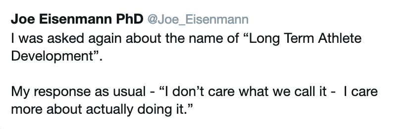 And two final and very important thoughts …