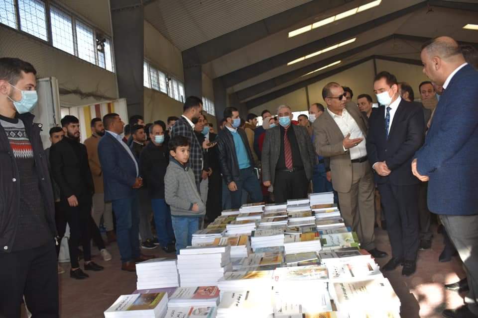 UniversityofMos's tweet photo. Local &amp; Arab publishers come to our campus to hold a book fair.
#mosul
#mosul2020
#uom2020 https://t.co/Typ2Kqw7Lb