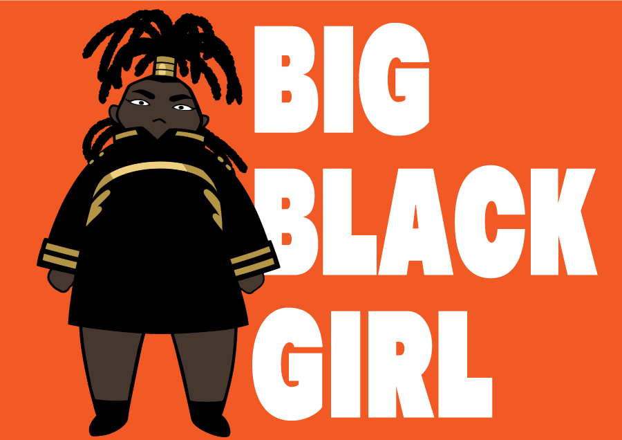 総務 アフリカンカンフーナチスの大きな黒人の女の子 かわいい