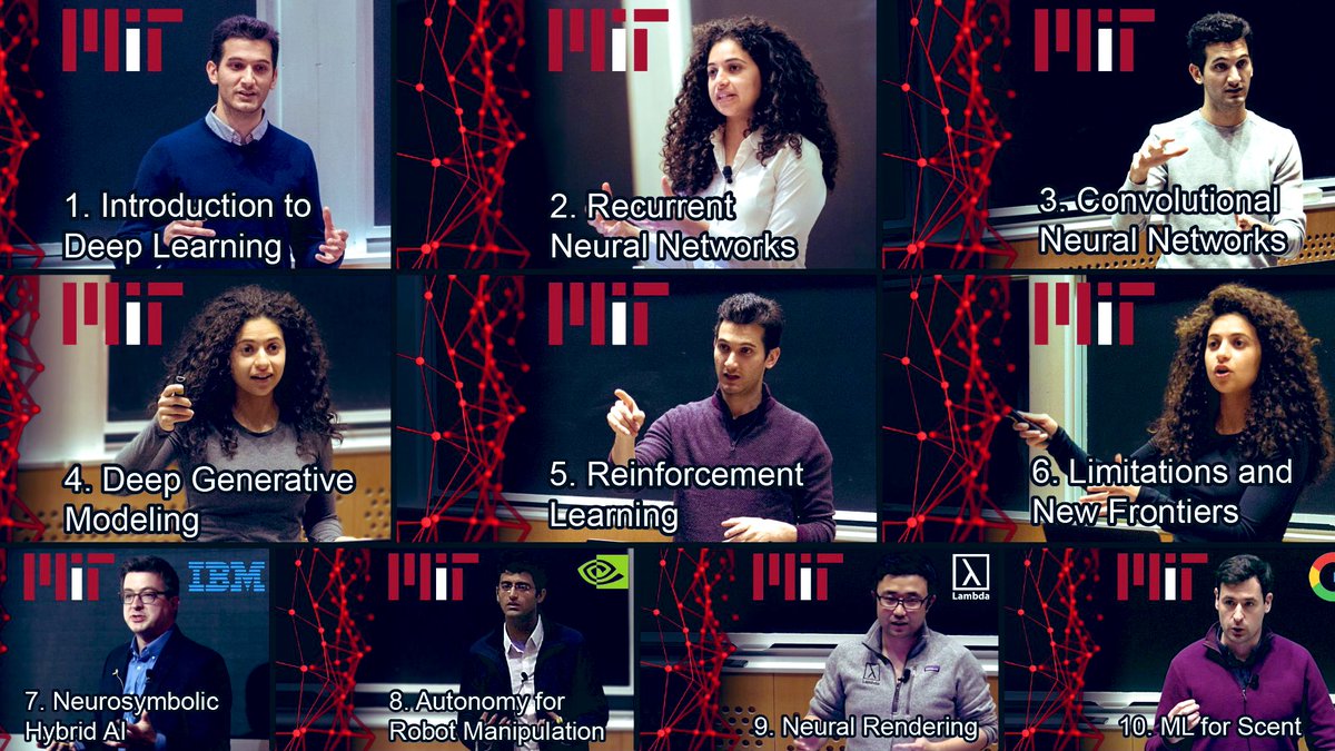 MIT’den ücretsiz #DeepLearning dersleri 👉 bit.ly/2QncQtc