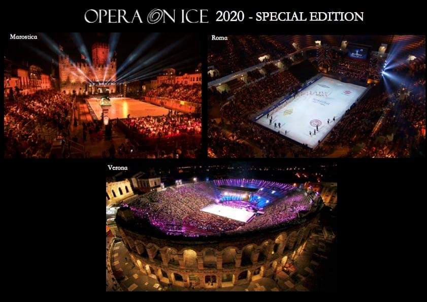 M_DiegoBasso's tweet photo. Opera on Ice 2020 - Special Edition 27 dicembre alle 16:30 Canale 5. Una magica emozione da #Verona #Marostica e #Roma 
#operaonice
#emozionelive #diegobasso
https://t.co/sriYPucVE7 https://t.co/AmCkgiVCNy