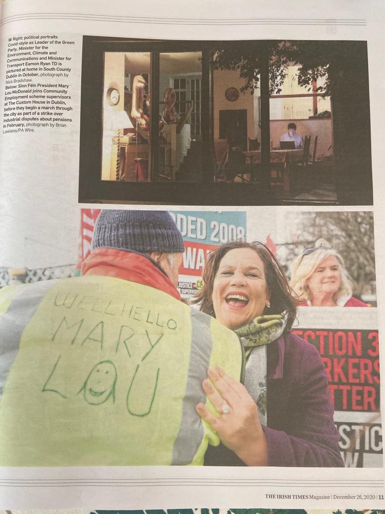 Community Employment Supervisor Network (@cesupervisor) on Twitter photo 'Well hello <a href="/MaryLouMcDonald/">Mary Lou McDonald</a>' voted by <a href="/IrishTimes/">The Irish Times</a> as one of their photographs of the year.
Taken during our day of protest in Dublin as we took the government to task about their ignoring our pension claim & Labour Court recommendation #UnfinishedBusiness <a href="/SIPTU/">SIPTU</a> <a href="/forsa_union_ie/">Fórsa trade union</a> 'Well hello <a href="/MaryLouMcDonald/">Mary Lou McDonald</a>' voted by <a href="/IrishTimes/">The Irish Times</a> as one of their photographs of the year.
Taken during our day of protest in Dublin as we took the government to task about their ignoring our pension claim & Labour Court recommendation #UnfinishedBusiness <a href="/SIPTU/">SIPTU</a> <a href="/forsa_union_ie/">Fórsa trade union</a>