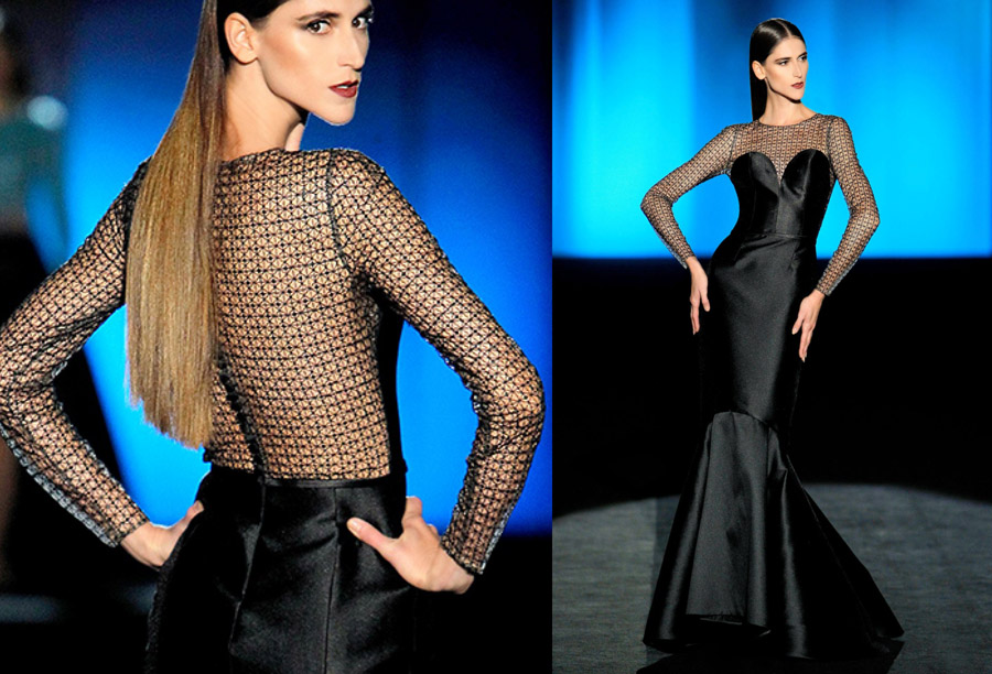 Vestido EVANUS de la colección PHANTASIZE. Descubre más en hannibal-laguna.com