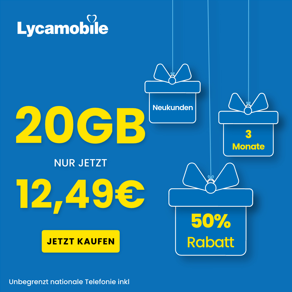 Entdecken Nachlässigkeit Genealogie lycamobile pakete minute Not Erz