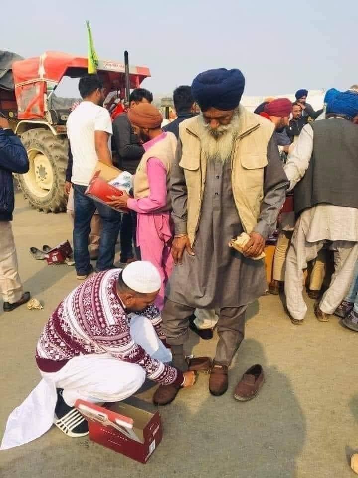 loveyvirk's tweet image. ये है हमारे देश की असली छवि , विविधता , भाईचारे समन्वय के प्रतीक । #Unity_in_Diversity