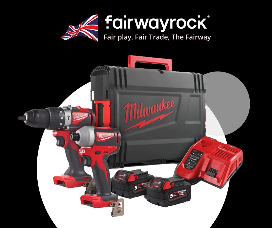 🔧POWER TOOL SALE🔨
This Milwaukee combi drill and impact drive set is part of our power tools sale! Don't miss out:

fairwayrock.com/p/power-tools/…

#powertools #tooldeals #saletools #powertoolrebels #toolrebels #diysale #christmasdiy #boxingdaysales #christmassale