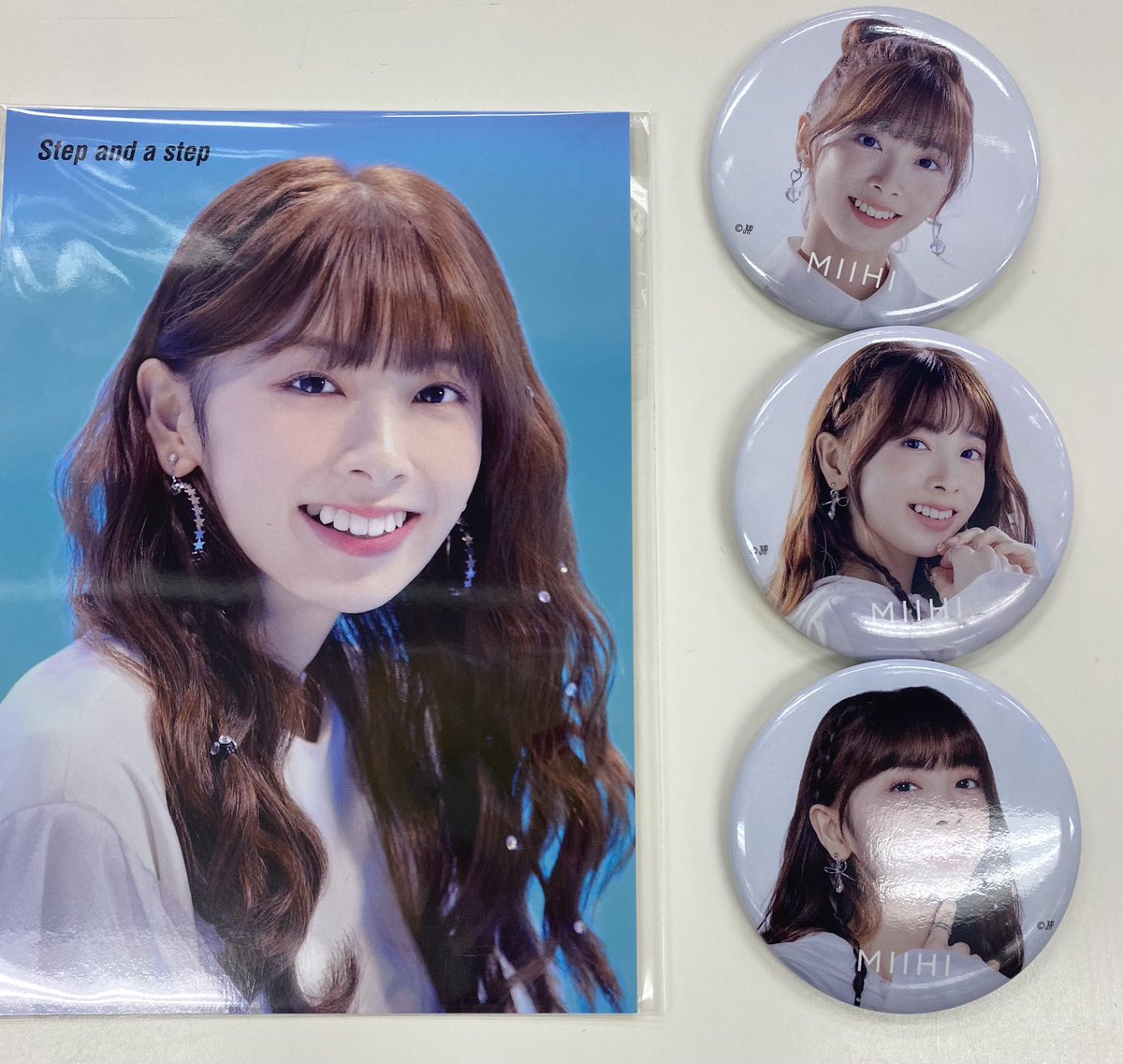 🌈 #NiziU NiziU 🌈 ミイヒちゃんおかえりなさい🐰💖 缶バッジやポスト