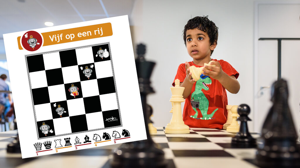 Chessity's tweet image. Wist je dat er veel meer schaakspelletjes zijn dan alleen een gewone partij schaken? Zodra je kind weet hoe alle stukken bewegen kun je bijvoorbeeld al samen 'Vijf op een rij' spelen. Speciaal voor thuis hebben wij een mooie download met dit spel gemaakt. hubs.ly/H0CR_vR0