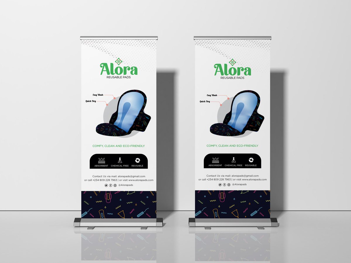 AloraPads's tweet photo. @AloraPads  is a social enterprise that creates eco-friendly menstrual hygiene products freely distributed to in-schools girls, vulnerable girls, IDPs &amp; sold at an affordable price to the general public thereby reducing poor menstrual hygiene by 30% in Nigeria and Africa by 2025 https://t.co/ntT8VKkyRN