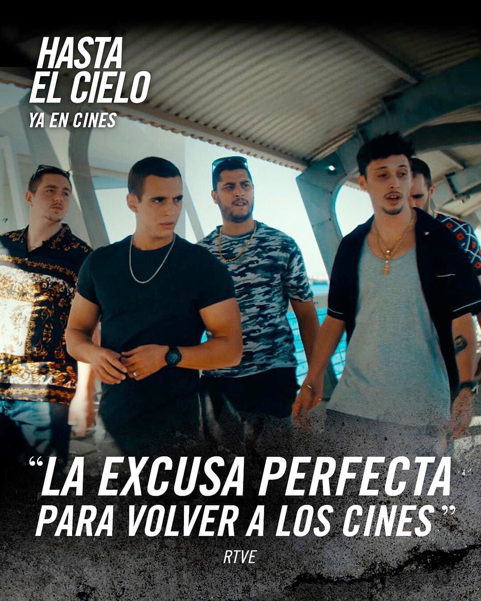 featurent_com's tweet photo. Los reyes de las #Navidades: #Domingo sin descanso con
🔥
#MiguelHerrán, #Ayax, @DollarSelmouni, #CarlytosVela, #Ramseys, #Jarfaiter y #Rukeli13.
🔥
Revolucionan la gran pantalla con su gran golpe 💥 #HastaElCielo 💎⚡️ de Daniel Calparsoro 🎥👊.
📶 YA EN CINES 🎦 #FinDeSemana https://t.co/4JCRBCqBSv