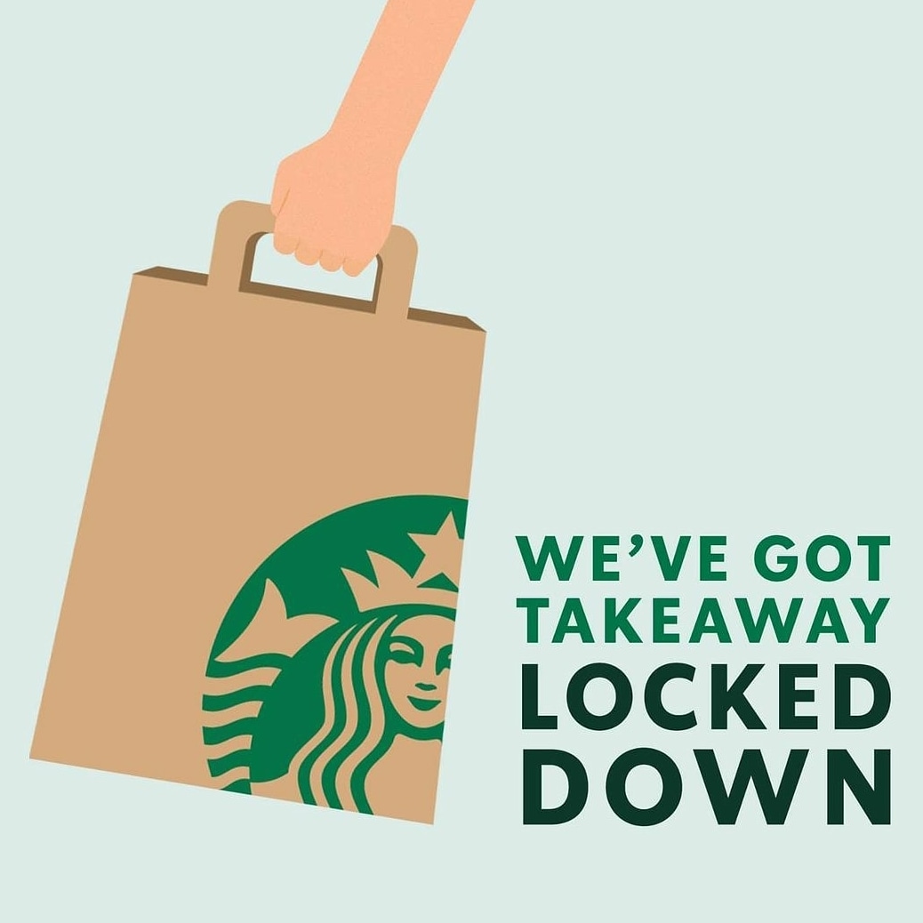 We are open till 5pm tonight for takeaway only and you can also order via UberEats #Starbucks #Coffee #Chester