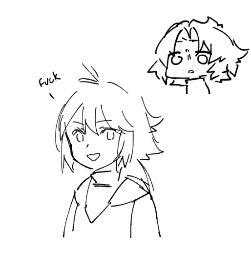 so yeah before my sem break started i was like "Im gonna draw loads of stuff!!" and one of it included a danchouchan ref sheet which was never done
it's almost 2021