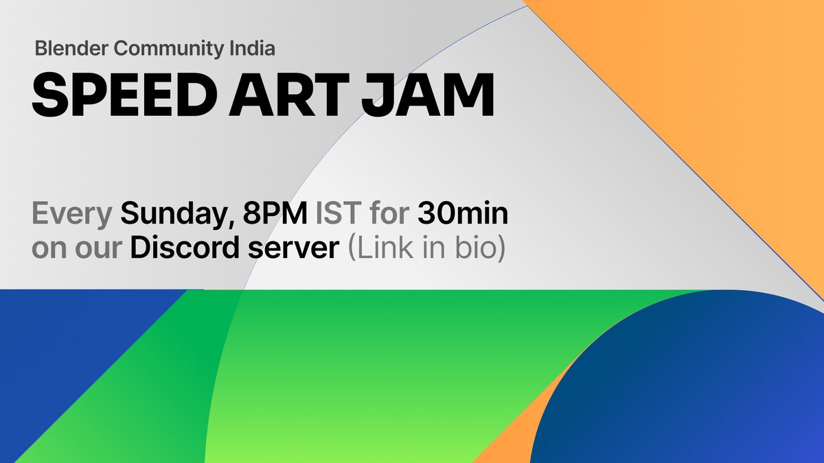 We've been hosting fun little art jams every Sunday at 8pm, IST on our discord server. Today will be its 5th edition. Join our server discord.com/invite/eW3CBYn