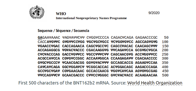 Rainmaker1973's tweet image. An interesting explanation of the full Pfizer #vaccine sequence, by @PowerDNS_Bert, via @NJZuidam
[full explanation: buff.ly/3mKJLoN] [original file download, .doc file: buff.ly/3nTSLJE]