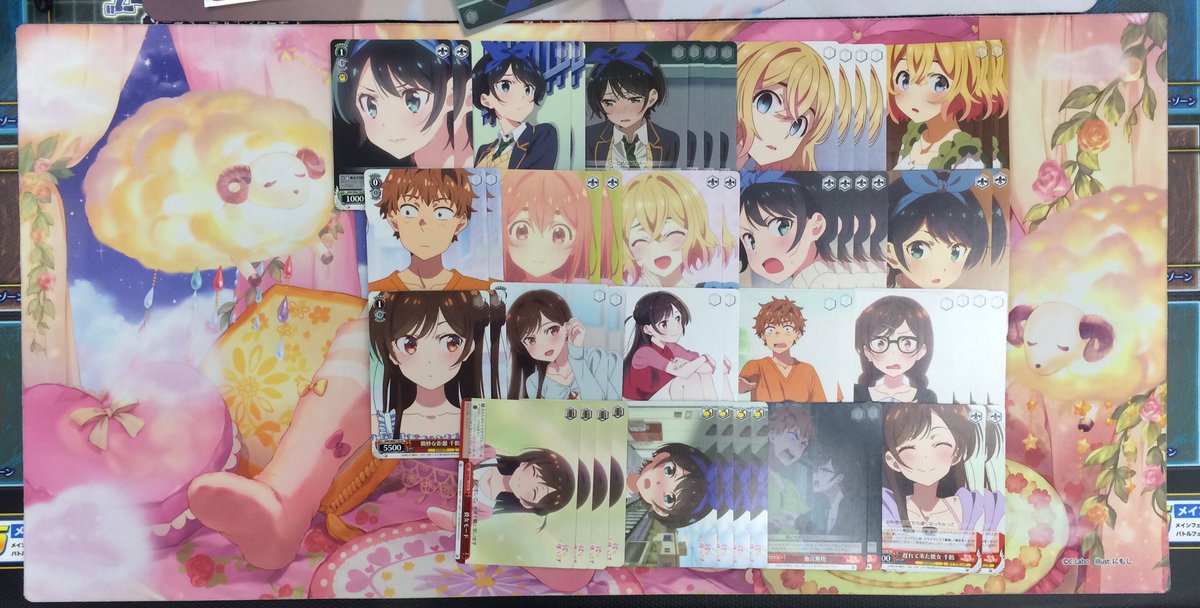 WS】彼女、お借りします優勝デッキレシピ(TCG@王の洞窟Jr一宮22号