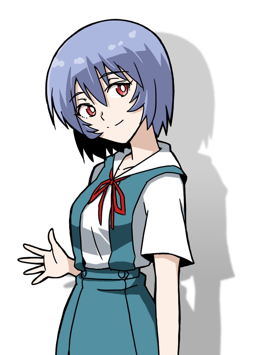 エヴァンゲリオン 綾波レイ さしみのイラスト