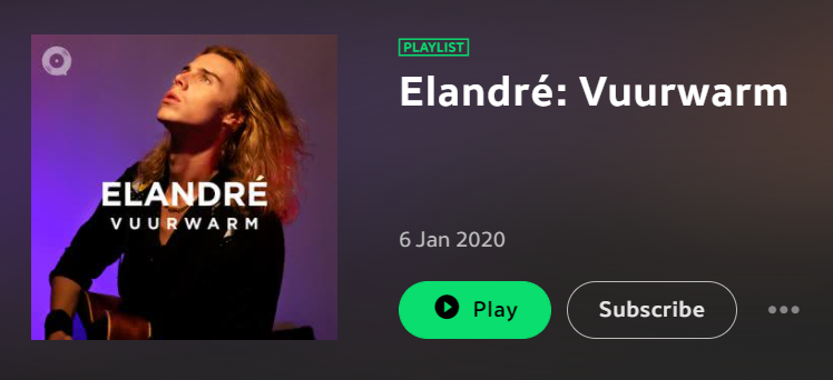 JOOX South Africa het al Elandré se VUURWARM songs op een Playlist gesit, luister hier &gt;&gt; bit.ly/38wmqCo