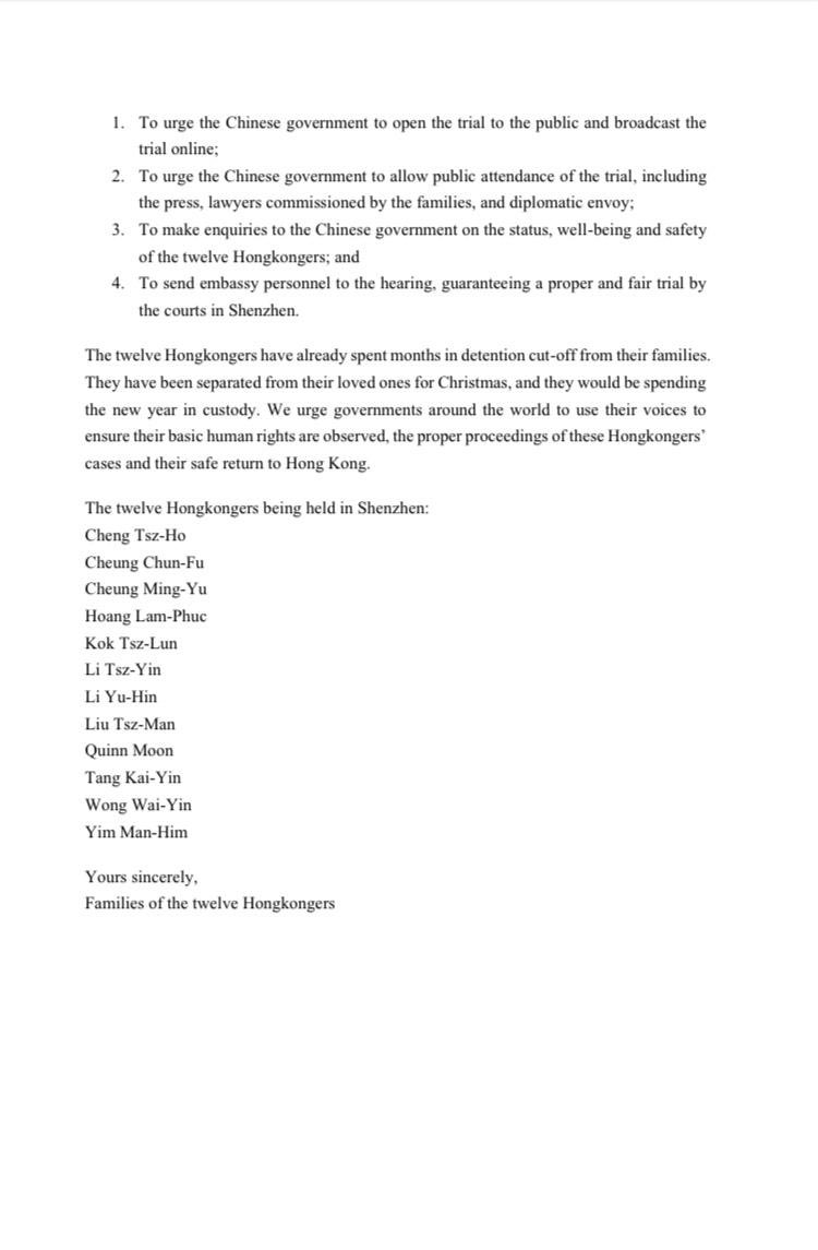 MPIainDS's tweet image. The world is keeping a watchful eye on the #HongKong 12 as they begin trial on trumped up charges tomorrow under the cover of Christmas holidays. The UK Government should take note &amp;amp; lodge a strong complaint to the Chinese Government. @DominicRaab @BorisJohnson #Save12HKYouths