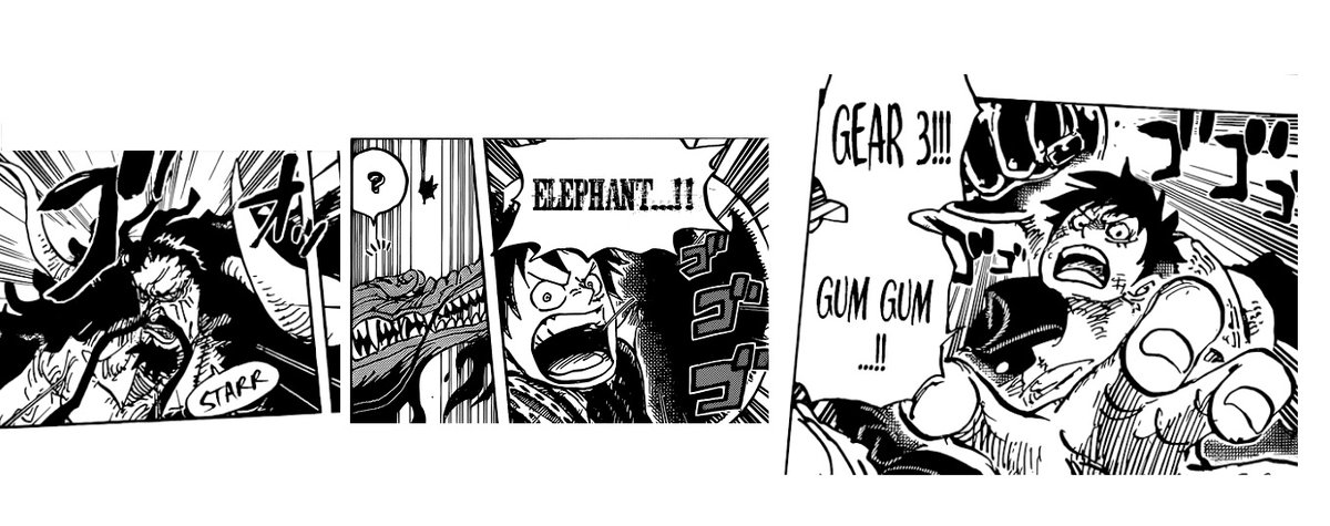 The Oberle Ruffys Red Rock Gegen Kaido Hat Fast Den Gleichen Verlauf Wie Als Die Beiden Das Erste Mal In Kapitel 922 Aufeinander Geprallt Sind Krass Wie Oda So Auch