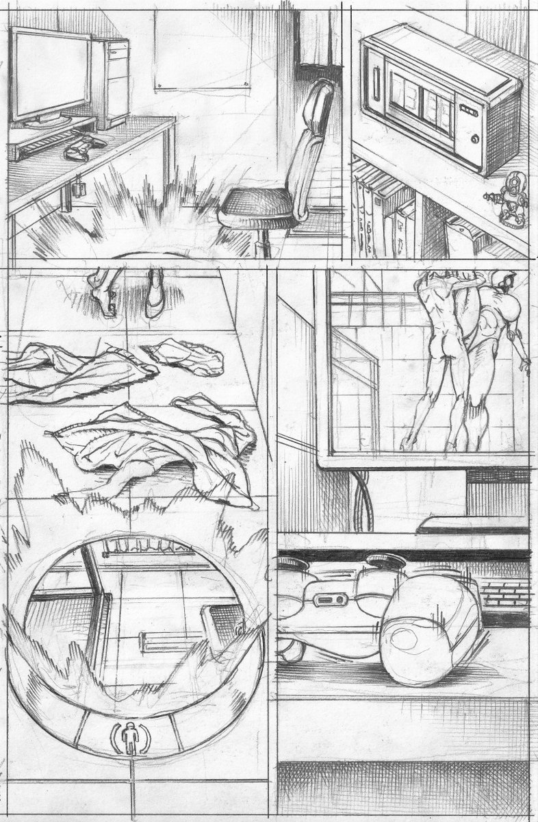 今年最後のfanbox更新に向けて作業中。頑張って背景構図考えました。このページ含めて2pをアップ予定。無論あとの1pはエロシーンです。 