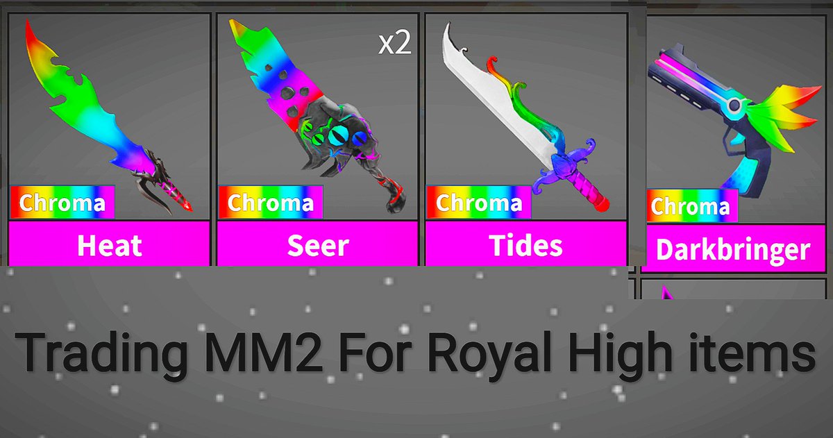 Xo_AnimeChan's tweet photo. Trading MM2 For Robux , MM2 Godlies, Royale High Halos, Adopt me Pets
MLF Parasol , lbts , halos and new items in rh
NGF Can Use MM
Please retweet this post if u know more tags
#royalehigh #royalehightrader #royalehighoffers #adoptmeoffers #adoptme #MM2 #mm2tradings https://t.co/4gBeiqH4tx
