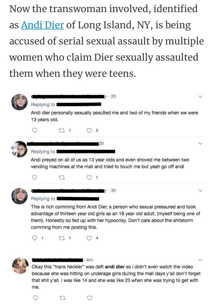 WomenReadWomen's tweet photo. Transactivist Andi Dier, who shouted down Rose McGowan in 2018 resulting in the cancellation of her book tour, who was accused of sexual abuse of minors, created a new Twitter account this month and is posting all over reddit about making porn.
#peaktrans
https://t.co/PbQ7pxQ82n https://t.co/yh3GMb4e7o