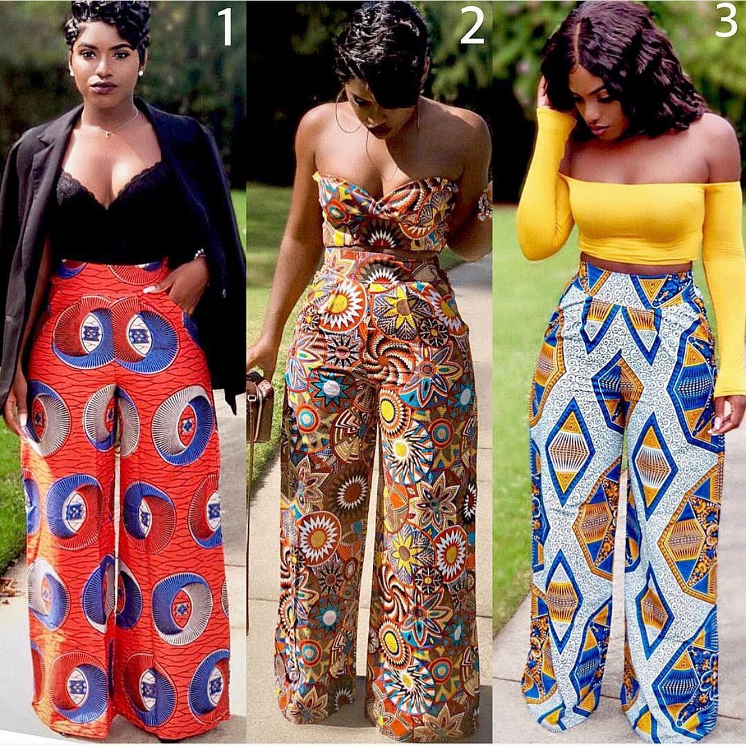 45 Ways African Women Are Rocking Ankara Palazzo Trousers With